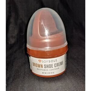 Sof Sole Brown Shoe Cream Leather Restoration Creme Shine 2oz